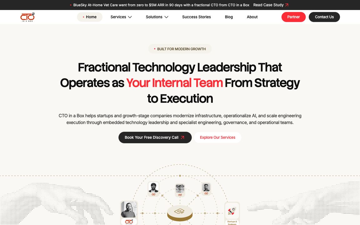 Homepage of ctoinabox.us