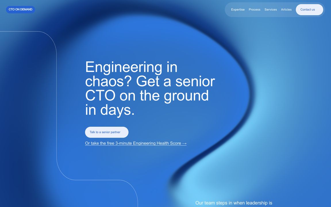 Homepage of ctoondemand.com