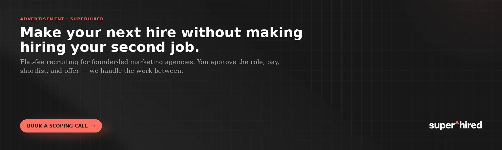 Make your next hire without making hiring your second job.